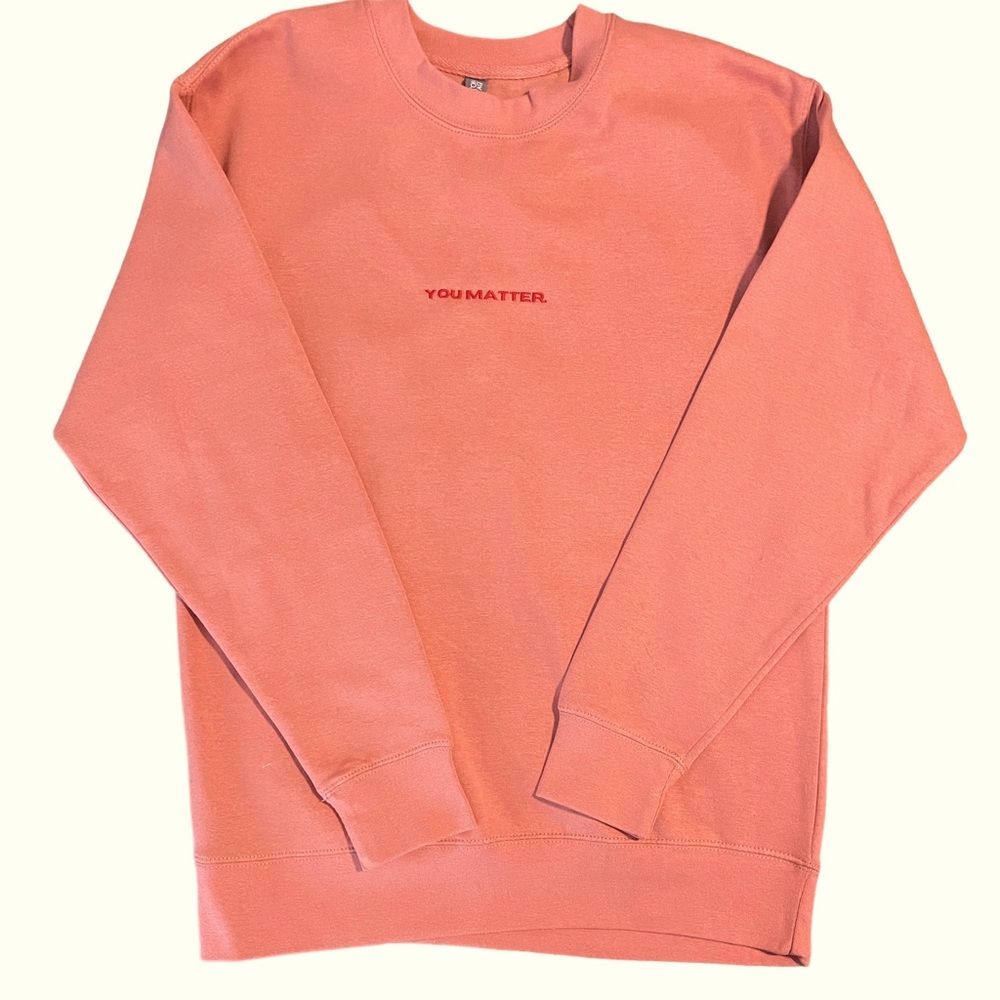 YOU MATTER Cotten Heritage Sweatshirt size M